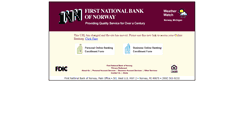 Desktop Screenshot of fnbnorwayonlinebanking.com