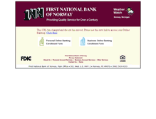 Tablet Screenshot of fnbnorwayonlinebanking.com